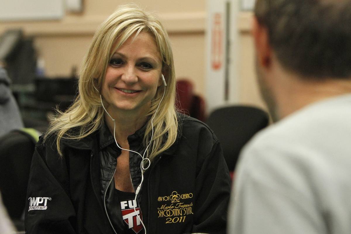 Jennifer Harman plays in a World Poker Tour event in an undated photo. (World Poker Tour) | Las Vegas Review-Journal