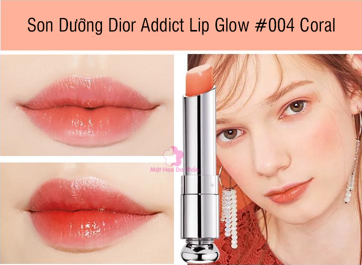 Son Dưỡng Dior Addict Lip Glow #004 Coral