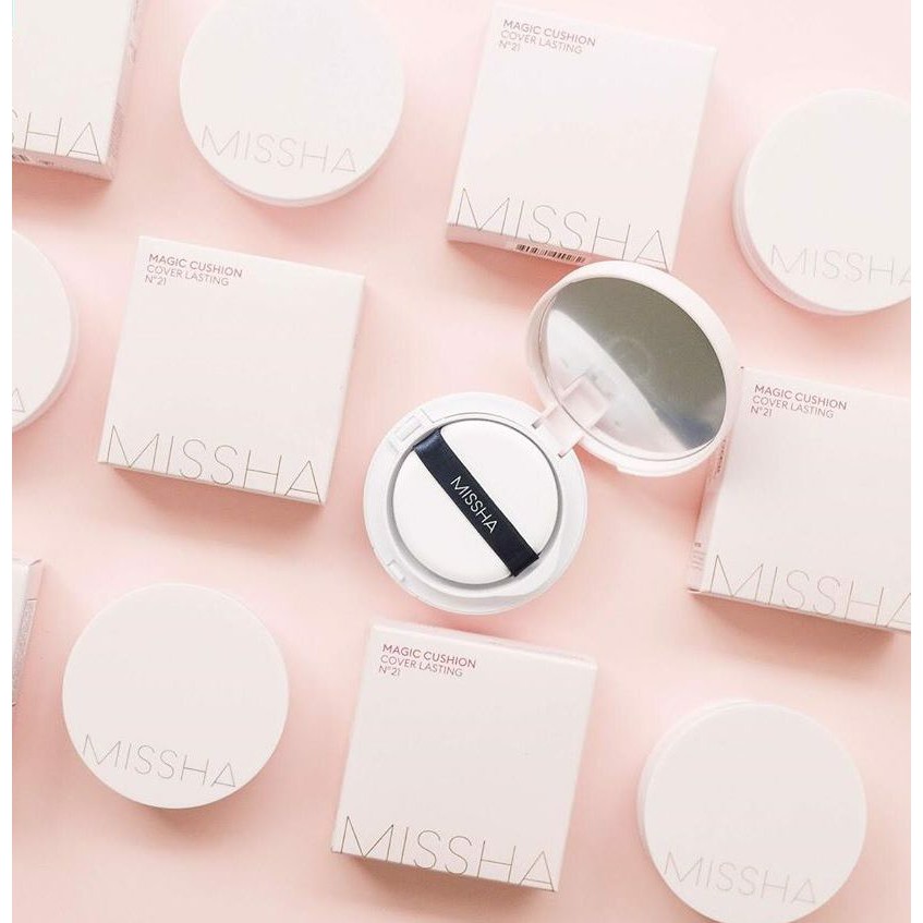 phấn nước Missha hồng