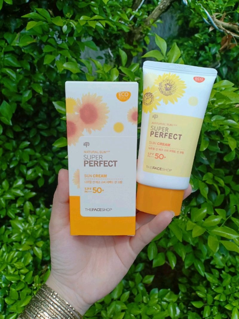 Kem chống nắng Super Perfect Sun Cream SPF 50 PA+++ The Face Shop